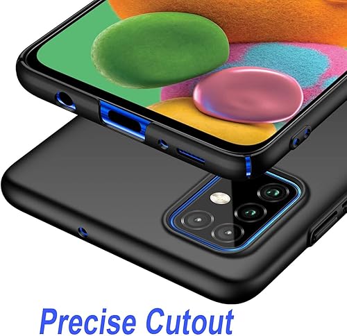 Miniatura 5 de Zhuoopinn Funda protectora delgada para Samsung Galaxy A51 5G, protección contra arañazos, deslizamiento, caída, huellas dactilares, mate, para
