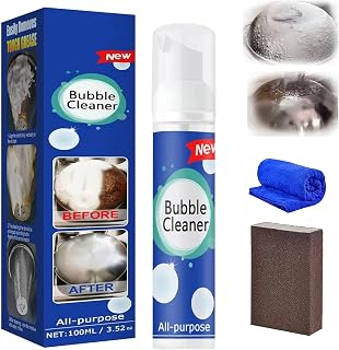 Rich Foam All Purpose Cleaner, All-Purpose Rinse-Free Cleaning Spray, Bubble Cleaner Foam Spray, All Purpose Cleaning Spray, Stubborn Grease & Grime Remover Bubble Spray (1 PCS)