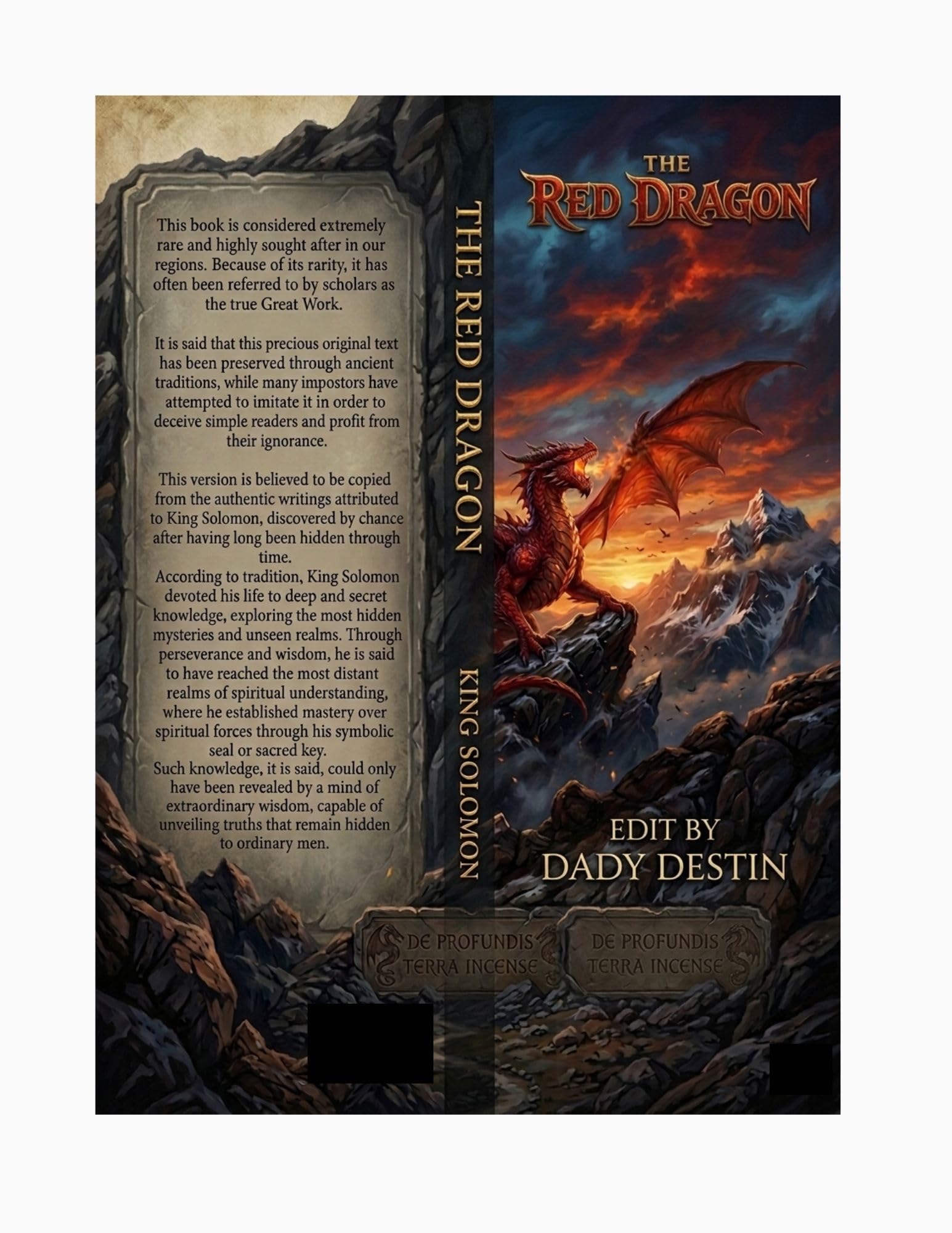 The Red Dragon maîtrisez les rituels secrets du livre de magie noire