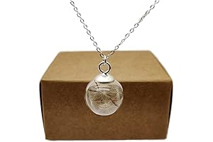 Dandelion Make a Wish Necklace: Capture Enchanting Moments with Floral Elegance