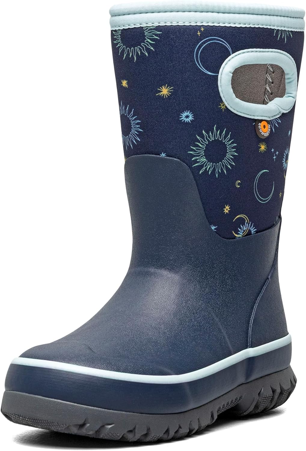 BOGS Grasp Kids Waterproof Rain Boots – Insulated for Winter, Snow & Mud with Easy Pull-On Handles for Toddlers, Boys & Girls, All-Weather Protection