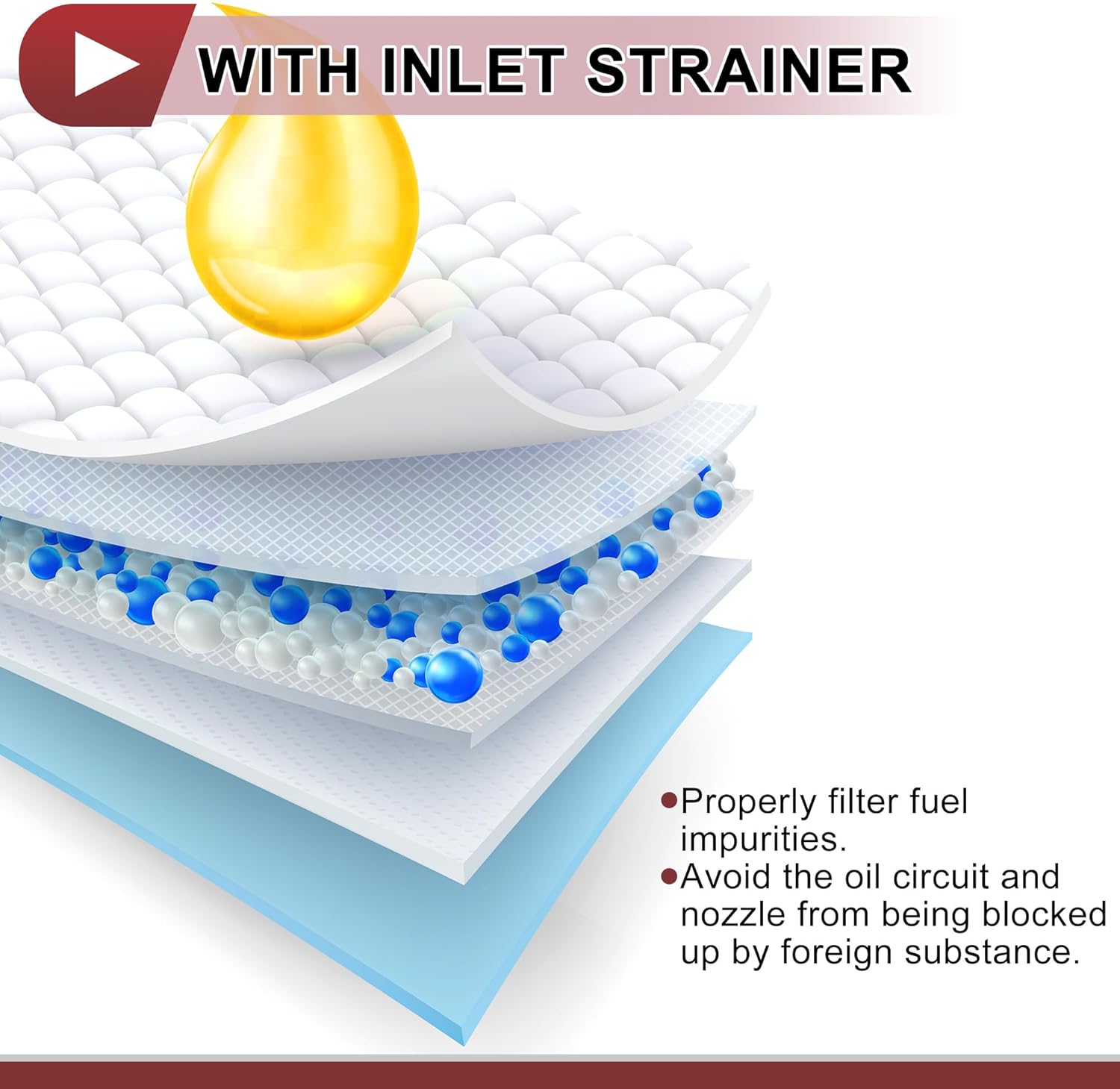 Electric Fuel Pump Assembly for Chevy Corvette 2009-2013 Right Side 6.2L 7.0L Fuel Filter Pump Module with Inlet Strainer No.19420822/19257050