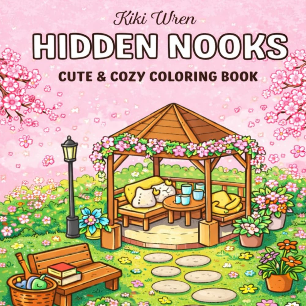 Hidden Nooks: Cute & Cozy Coloring Book