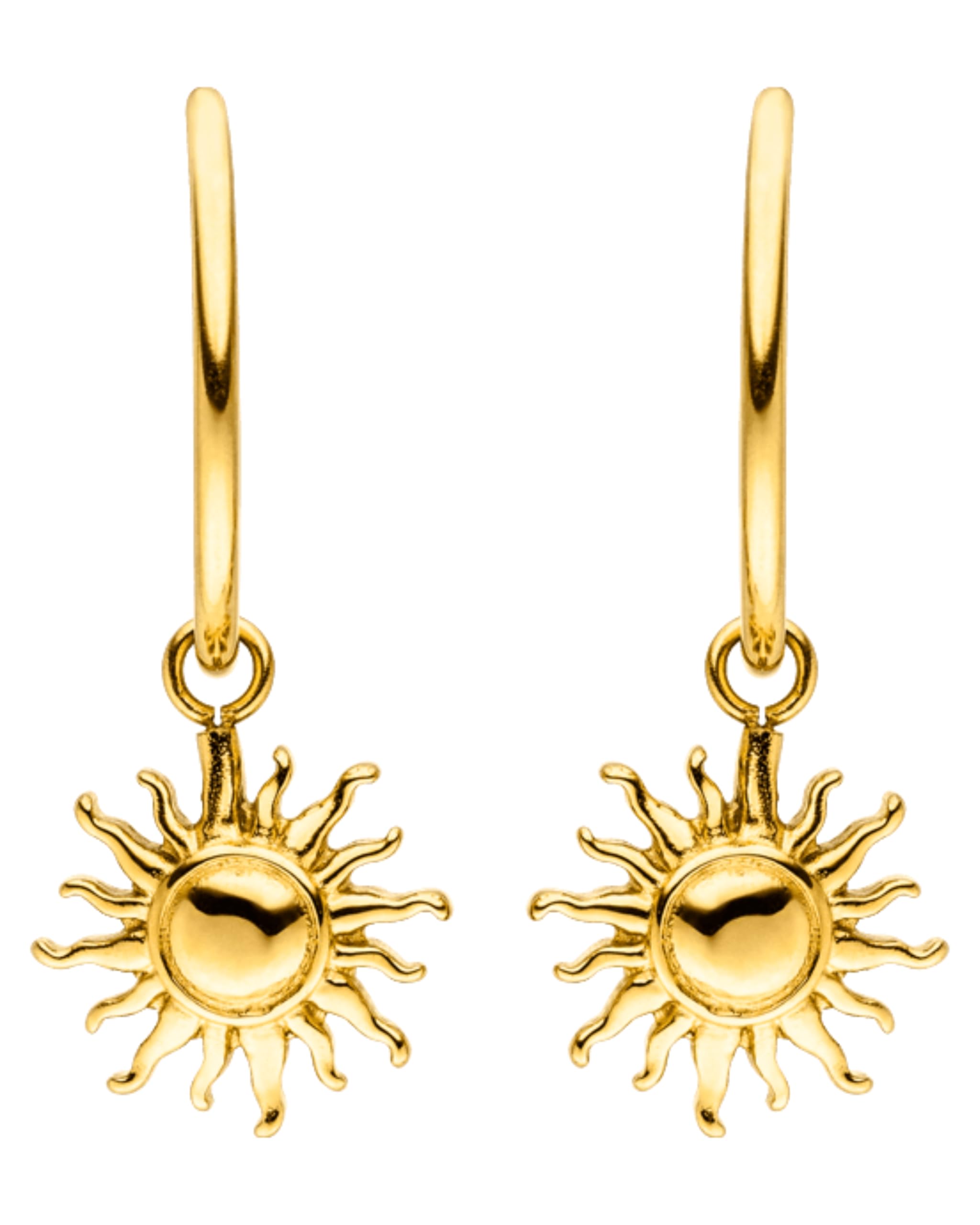 Purelei Sun Ohrringe – Damenohrringe aus langlebigem Edelstahl – Wasserfeste Ohrringe Damen – Modeschmuck für deinen individuellen Look