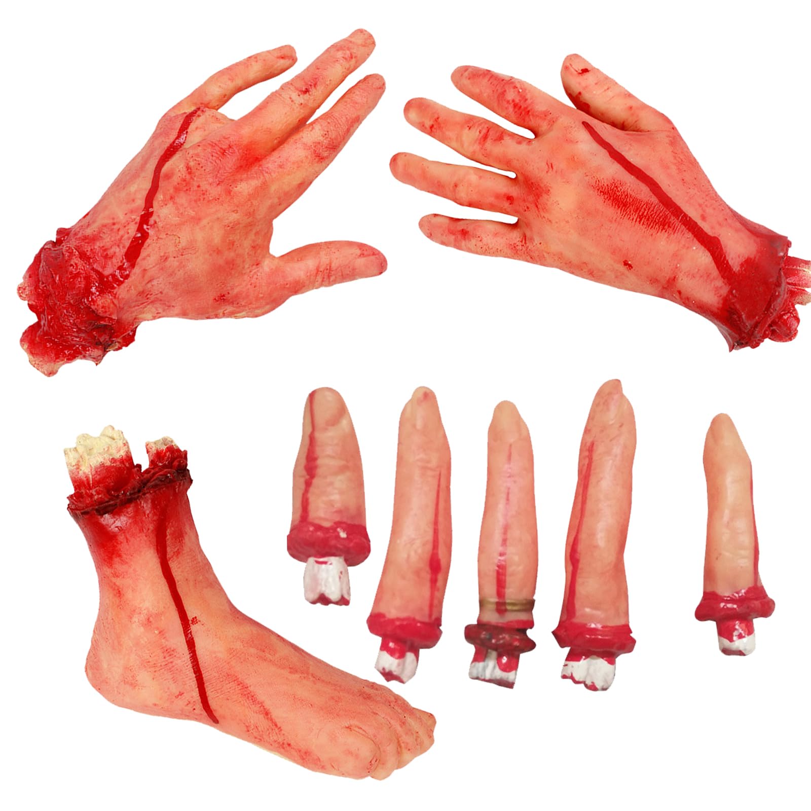 Fausses Mains Réalistes Pour Costume Ou Décoration - Taille 10x11 Cm - Neuf