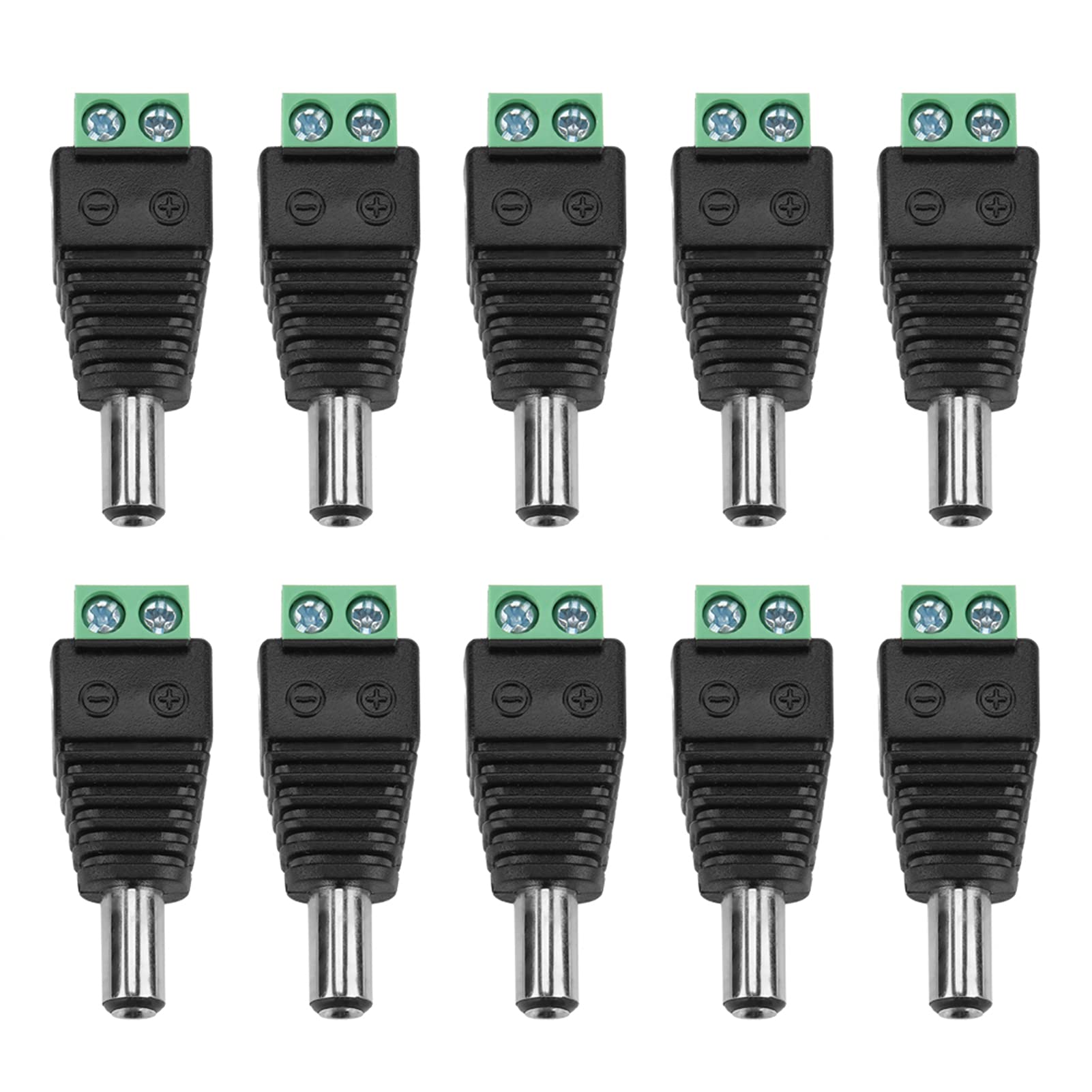 10 sztuk zacisków śrubowych DC Power Jack Connector 5,5 X 2,1 mm żeńskie złącze Jack Power Connector