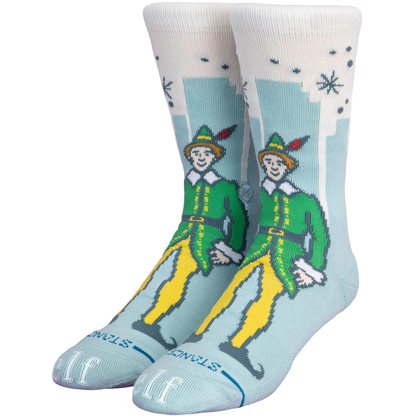 Stance Buddy Christmas Elf Big City Elf Socks (Ice Blue, 43-47)
