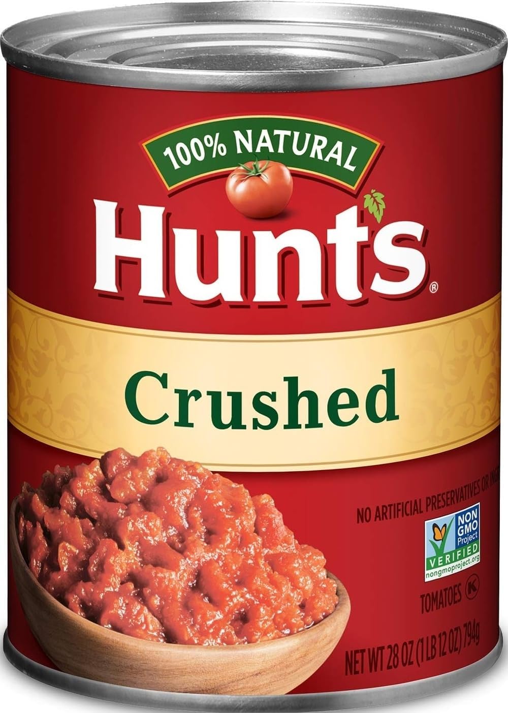 Hunt’s Crushed Tomatoes, Perfect for Chili & Soups, 28 oz. Can