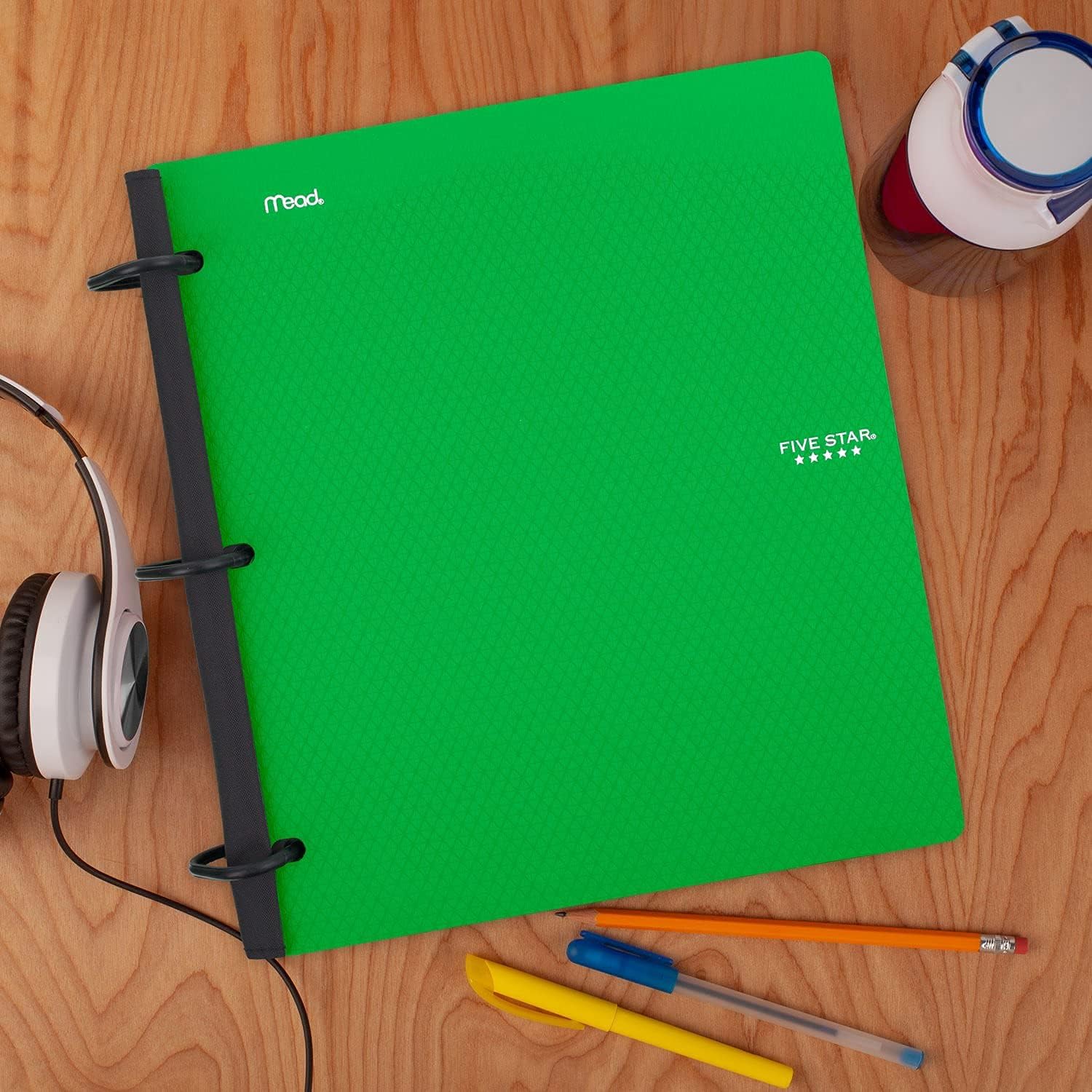 Five Star Flex Hybrid NoteBinder, 1-1/2 Inch Binder, Notebook and Binder All-in-One, White (29324AE2) : Tools & Home Improvement