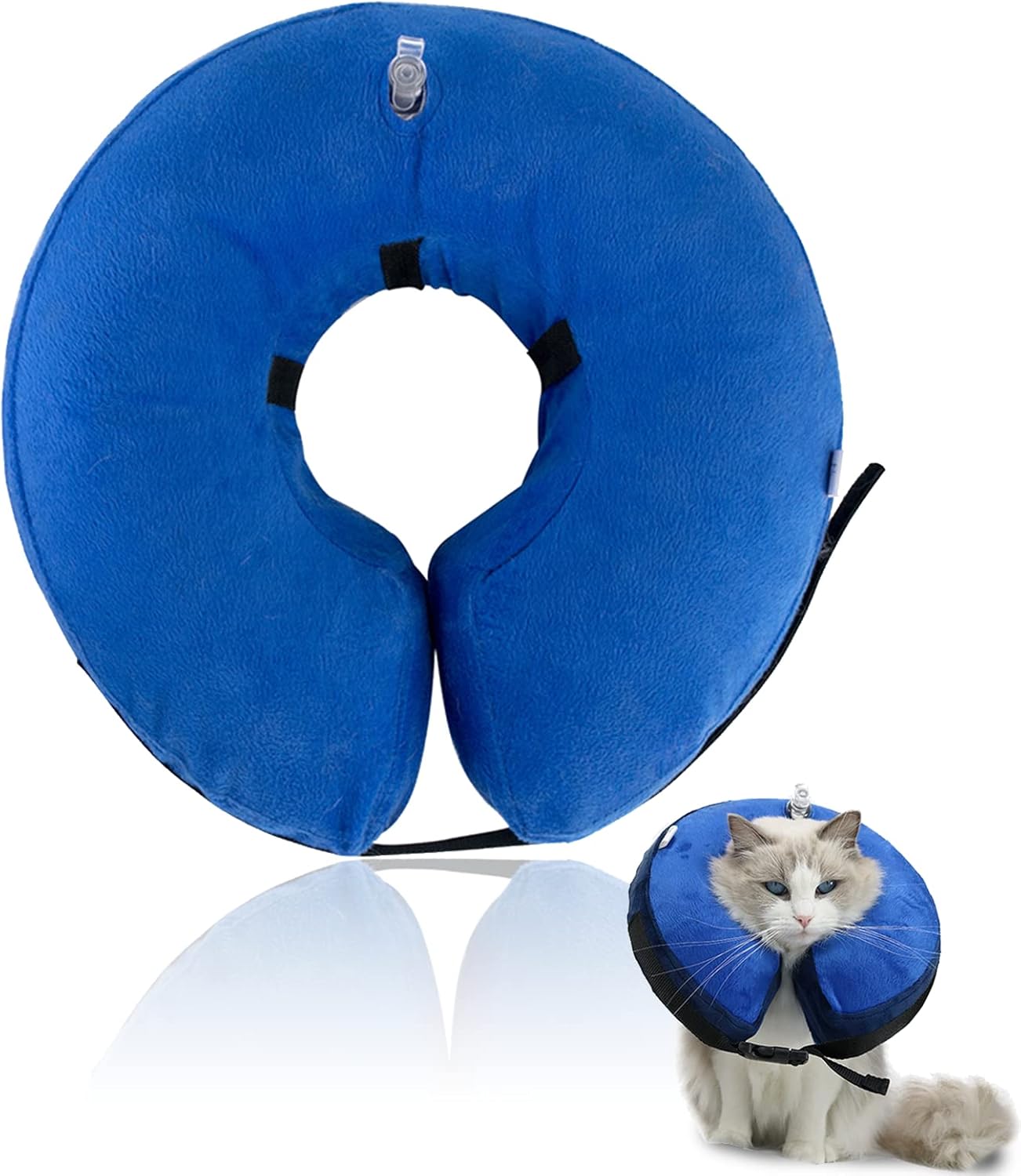 Inflatable Dog Cone Collar Pet Recovery Protective Cover Soft