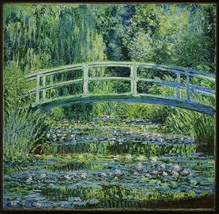 Water Lilies and Japanese Bridge (1899) Poster Print by Claude Monet (18 x 24)