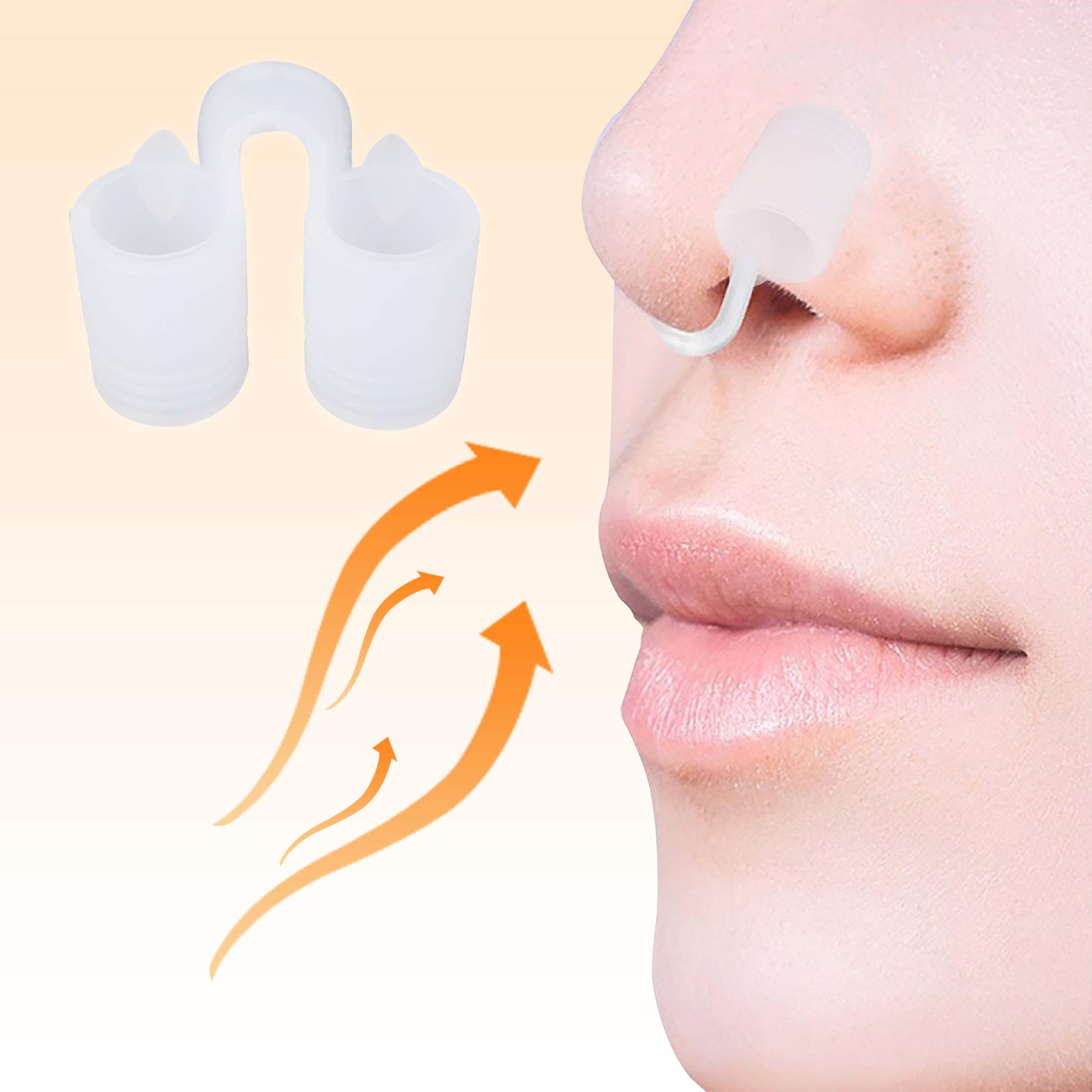 Nose Vent Sinus Relief Dilator (Pack of 12 Small Size) Soft Silicone