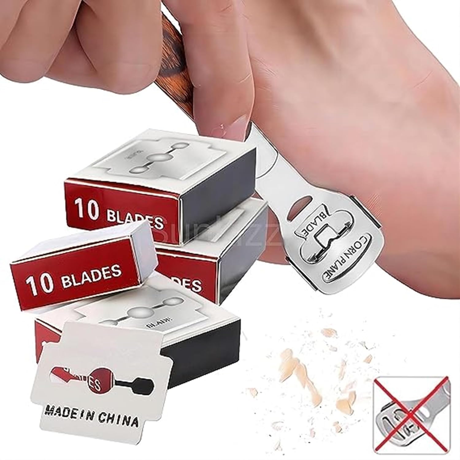 Trendy Look Stainless Steel Corn Hard Tough Skin Remover Shaver Foot