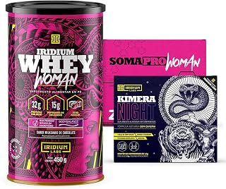 Whey Protein Woman 450g + Kimera Night + Soma Pro Woman - Iridium Labs