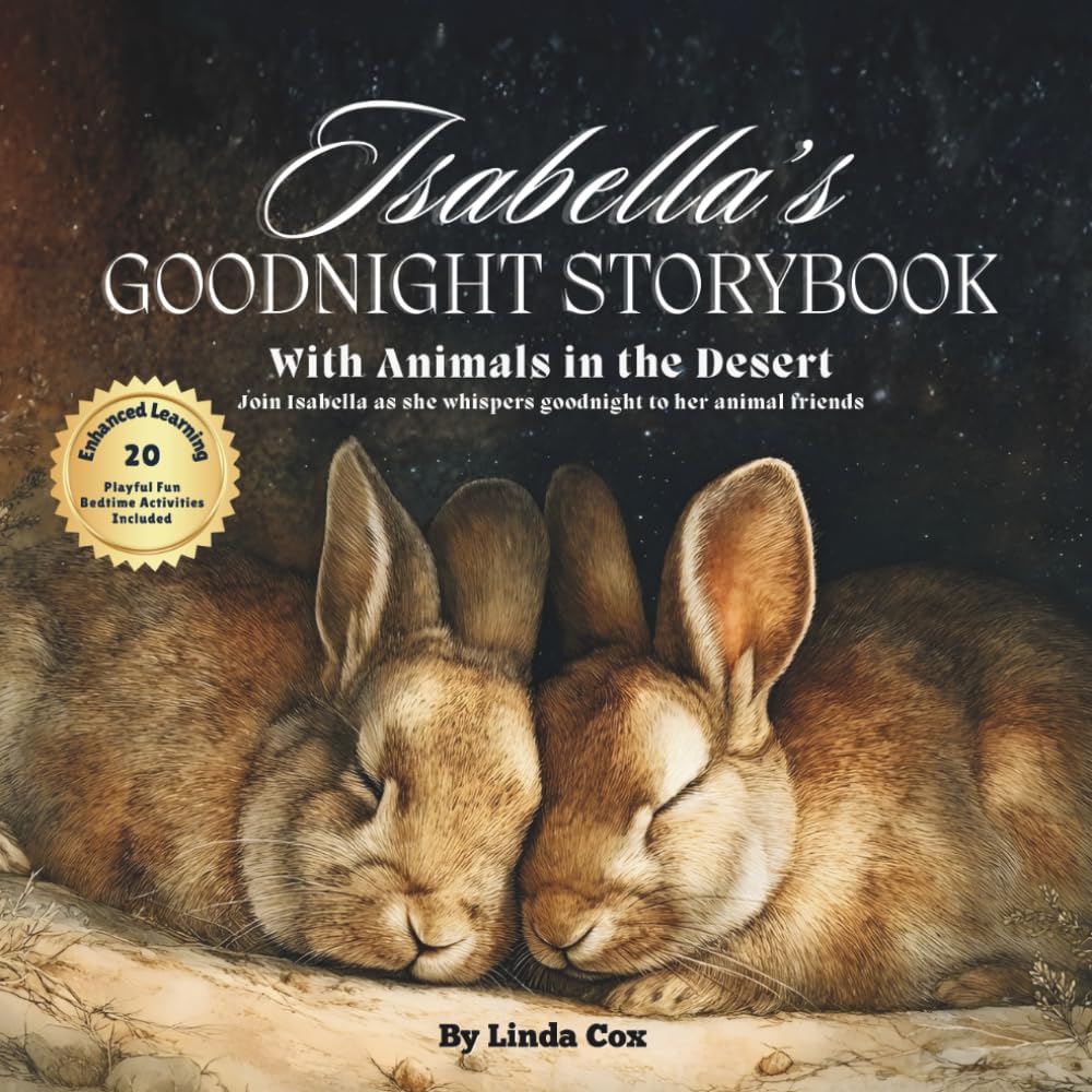 Isabella's Goodnight Storybook with Animals in the Desert: A Personalized Bedtime Book for Isabella | Plus: 20 Calming, Screen-Free Sleep Ideas