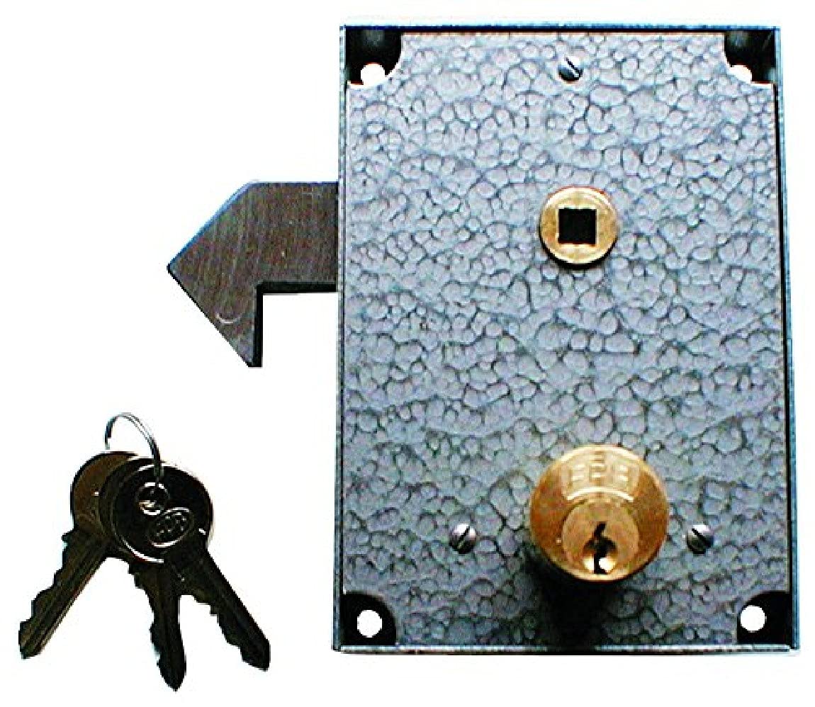 Bloqueo de la puerta de hierro 12975-10 con cilindro fijo largo para entrada derecha de 50mm