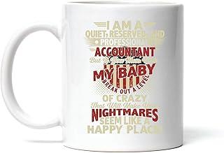 Crazy For Accountant Lovers Gift Perfect Present For Accountants and Accountancy Fans 11oz 15oz White Coffee Mug