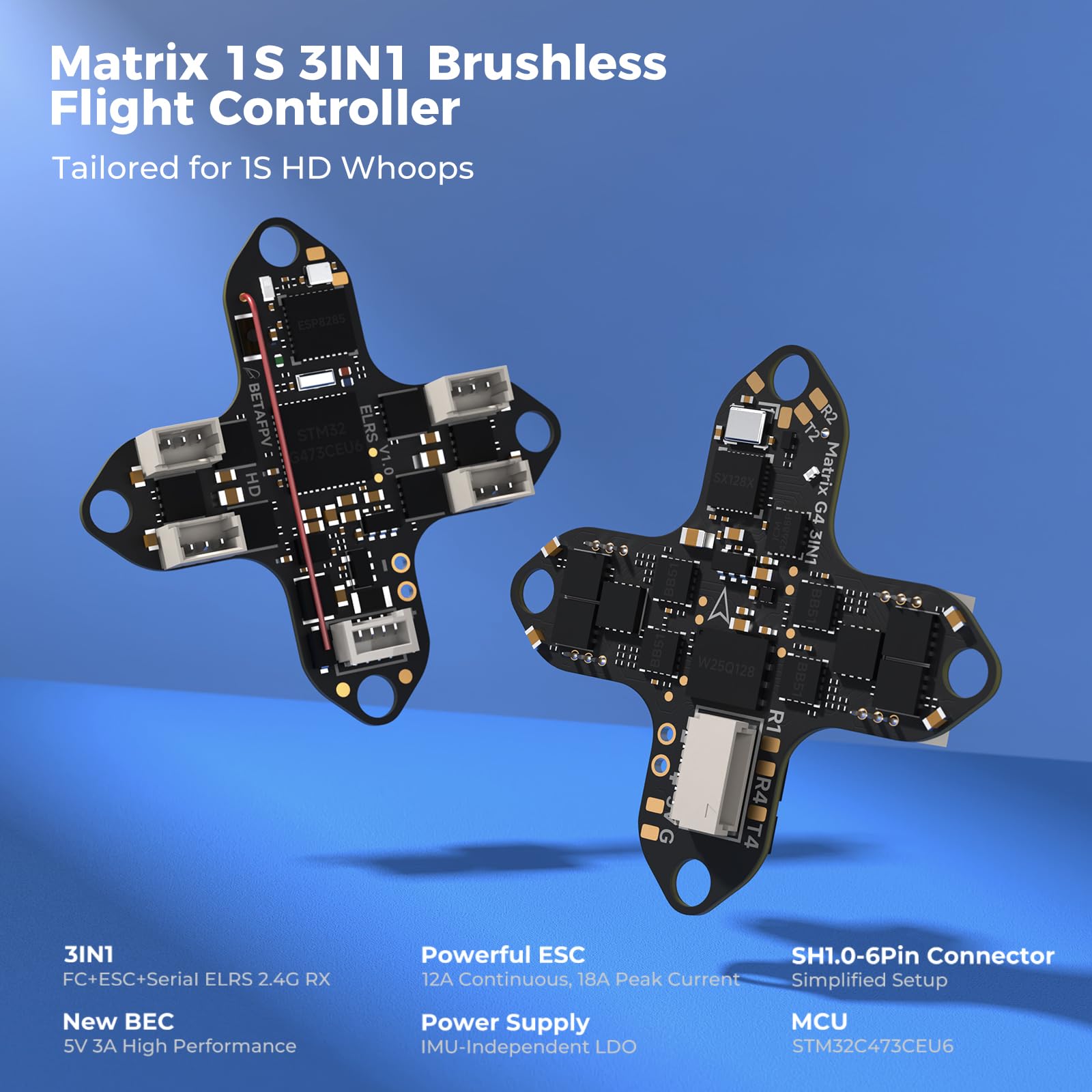 BETAFPV ELRS Meteor75 Pro P1 1S bezszczotkowy dron Cinewhoop z jednostką powietrzną 1080P P1 HD VTX, matryca 1S 3 w 1 HD FC, silnik 1102 22000 KV, 45 mm 3-ostrzowa podpórka do nagrań kinowych FPV