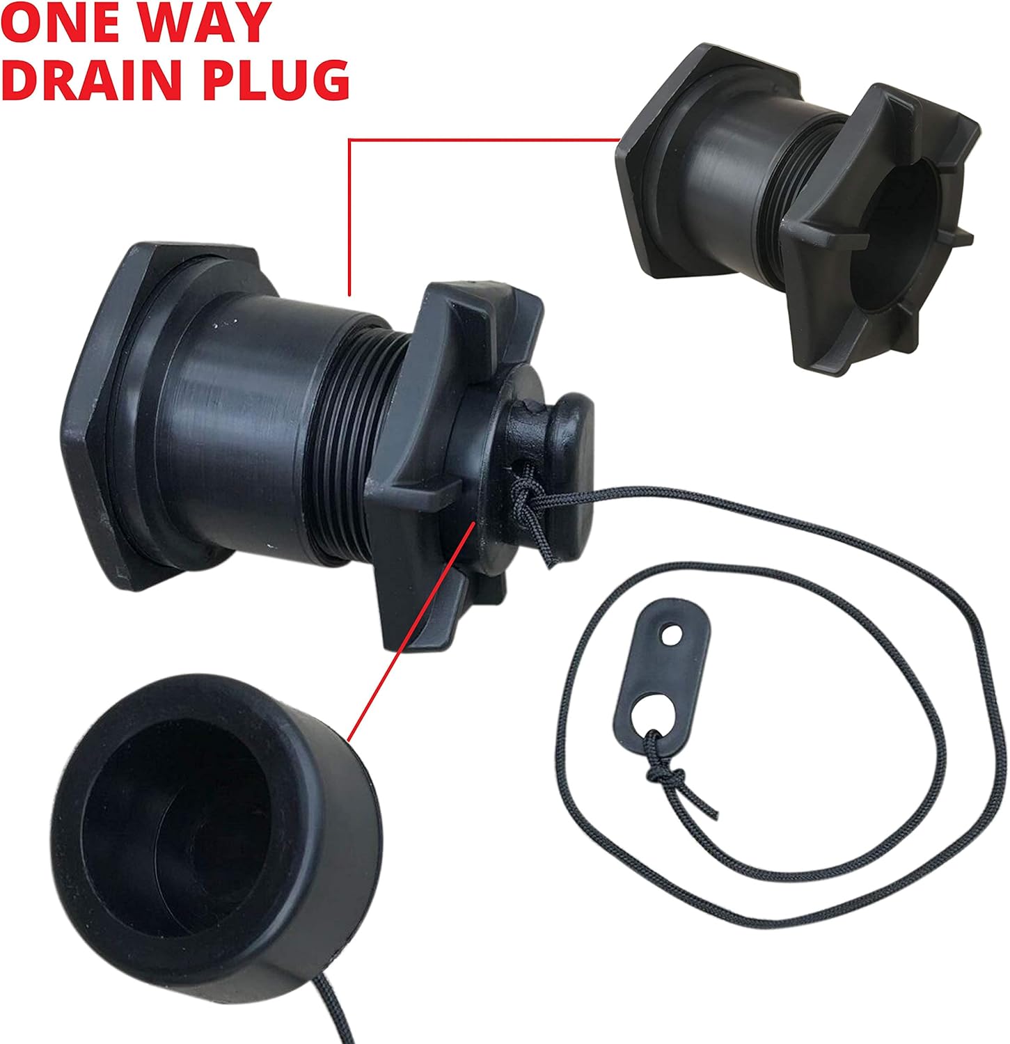 ALEKO Inflatable Boats Heavy Duty Raft Fishing Boat Dinghy (250, Aluminum Deck, Red and Black)