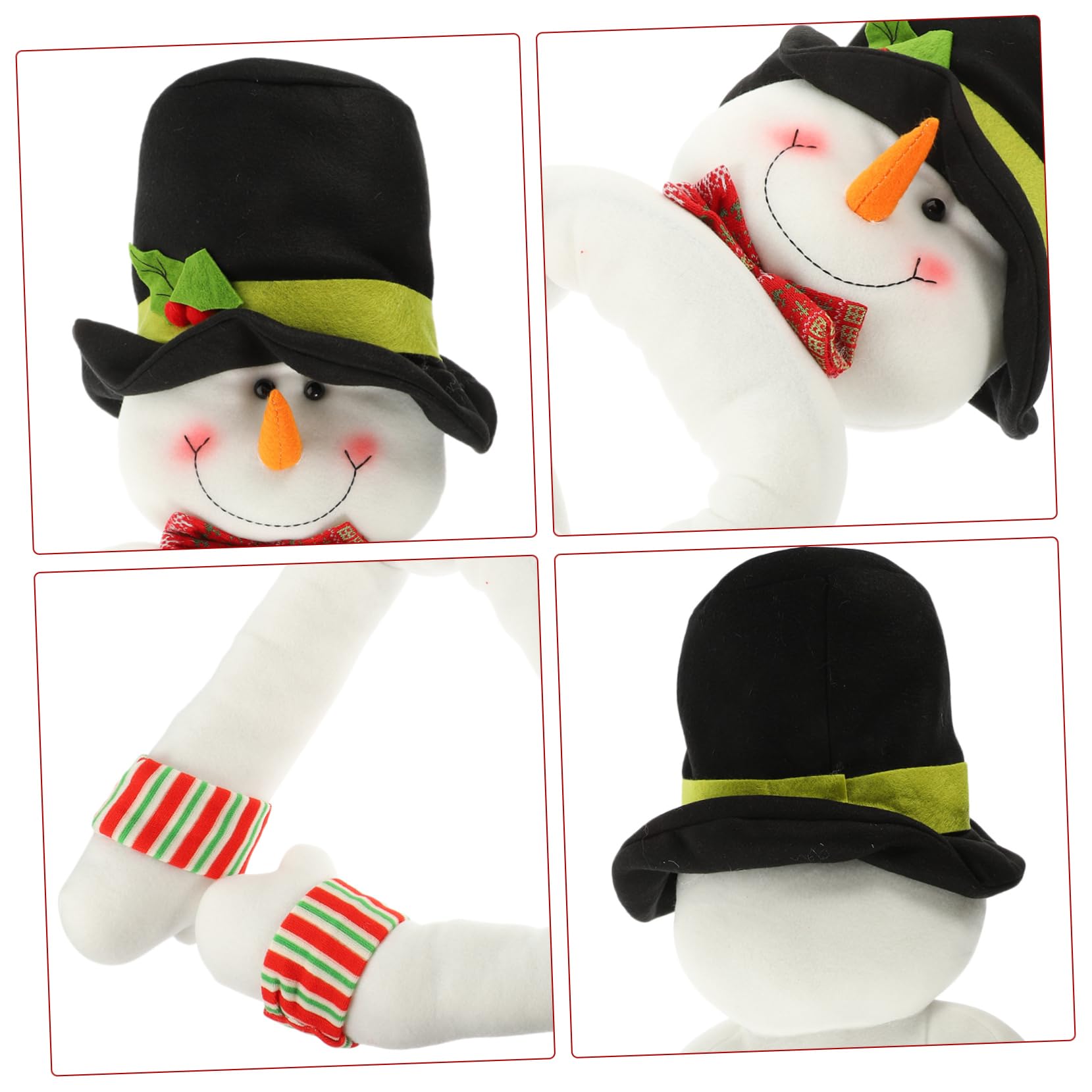 Garneck Weihnachtsbaumspitze als Cartoon-Puppe-Ornament Weihnachtsbaumschmuck und Dekoration für Weihnachtsfeiern Festlich und Elegant