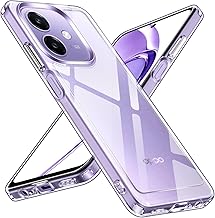 ivoler Never Yellowing Clear Case for Oppo A40 / A40m / A60 5G (Not for Oppo A60 4G), Military Protection, Shockproof, Scratch-Resistant, Transparent Protective Case, Thin Transparent Mobile Phone