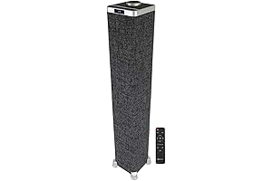 Rockville ONE-Tower Bluetooth 500 Watt 7 in 1 Portable Tower Bluetooth Speaker System
