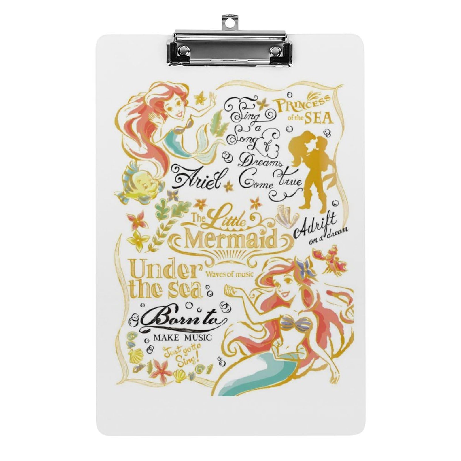 Amazon | 【A4サイズ】 リトルマーメイド アリエル クリップボード