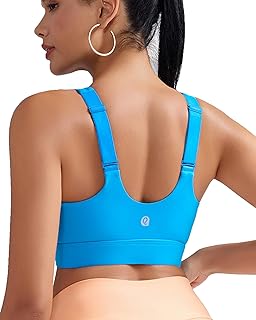 RUNNING GIRL Adjustable Straps High Impact Sports Bra for Women,High Support Workout Sports Bras