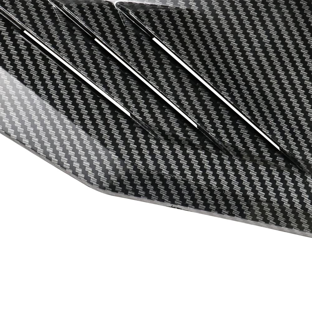 Copertura per presa d'aria per moto, copertura laterale per serbatoio del gas, pannello copertura carenatura in fibra di carbonio con motivo a fibra di carbonio per CB650R 2019-2021