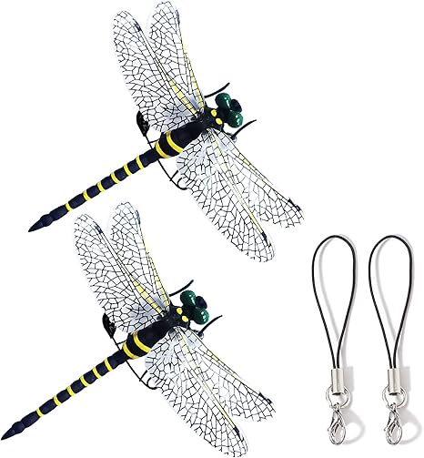 Amazon オニヤンマ トンボ 昆虫 動物 虫除け 家 おもちゃ 模型 リアル Pvc インテリア 置物 塗装済 完成品 12cm級 2匹セット プラモデル 通販