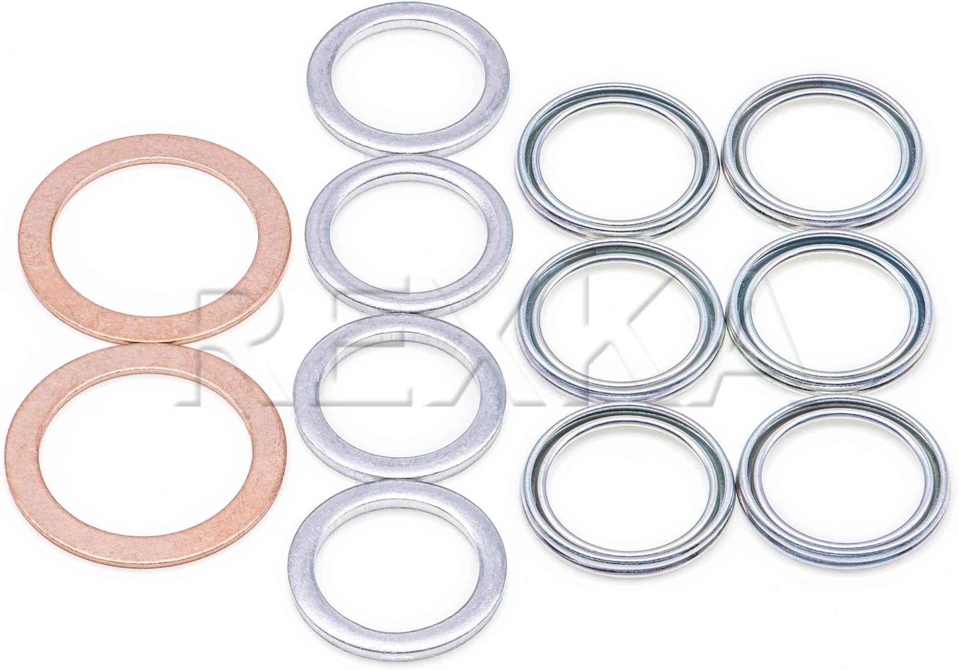 Rexka 12pcs Transfer & Differential Service Gasket Kit Compatible with Toyota Lexus 4Runner Land Cruiser Tundra Tacoma FJ Cruiser Highlander RAV4 Sequoia Sienna 1215710010 9043024003 90430A0003