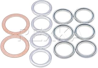 Rexka 12pcs Transfer & Differential Service Gasket Kit Compatible with Toyota Lexus 4Runner Land Cruiser Tundra Tacoma FJ Cruiser Highlander RAV4 Sequoia Sienna 1215710010 9043024003 90430A0003