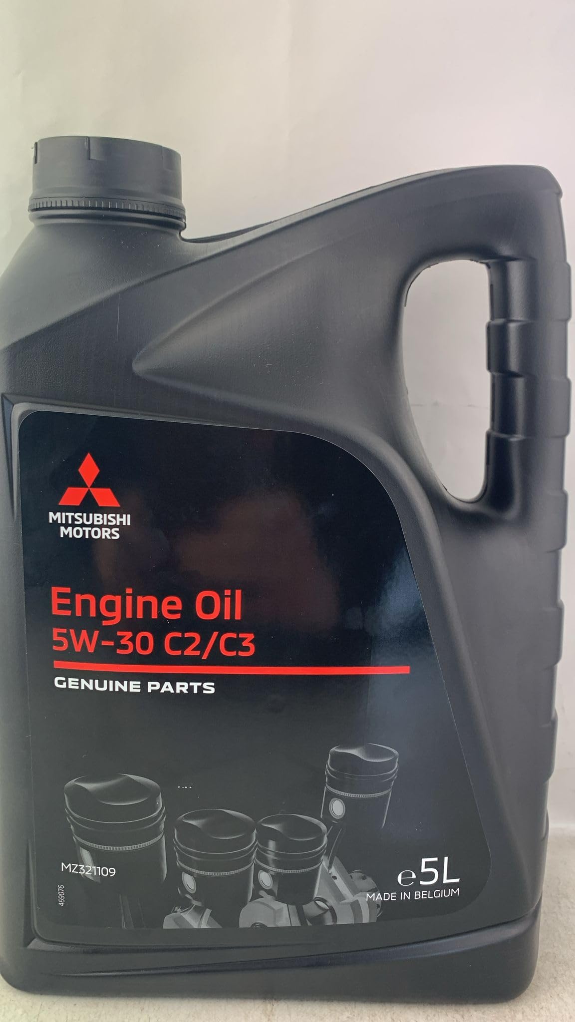 Engine Oil 5W30 C2 C3 [Hohe Motorleistung und Verschleißschutz] 5 Liter Motor Oil für Benzin und Diesel Fahrzeuge vollsynthetisches Motorenöl Low SAPS 5L für Mitsubichi Fahrzeuge