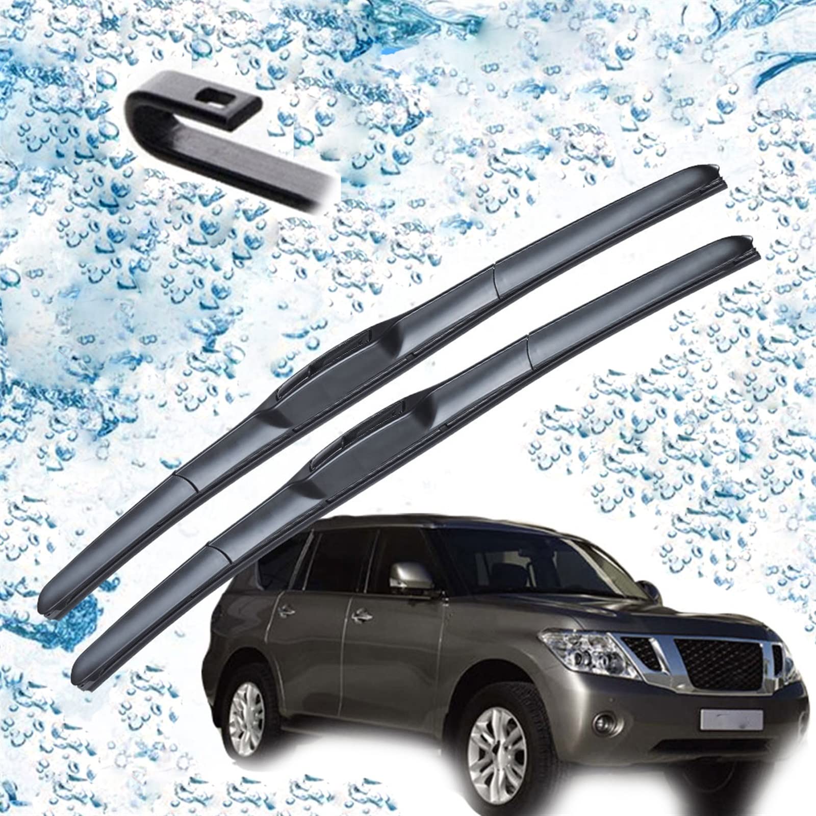 Essuie-glace Nissan Patrol Y62 pour rouler sous la pluie en sécurité