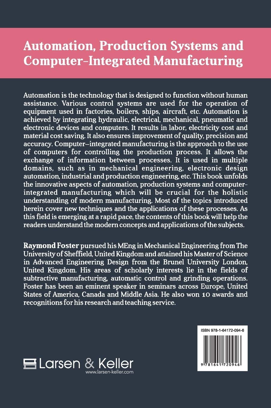 Automation, Production Systems and Computer-integrated Manufacturing