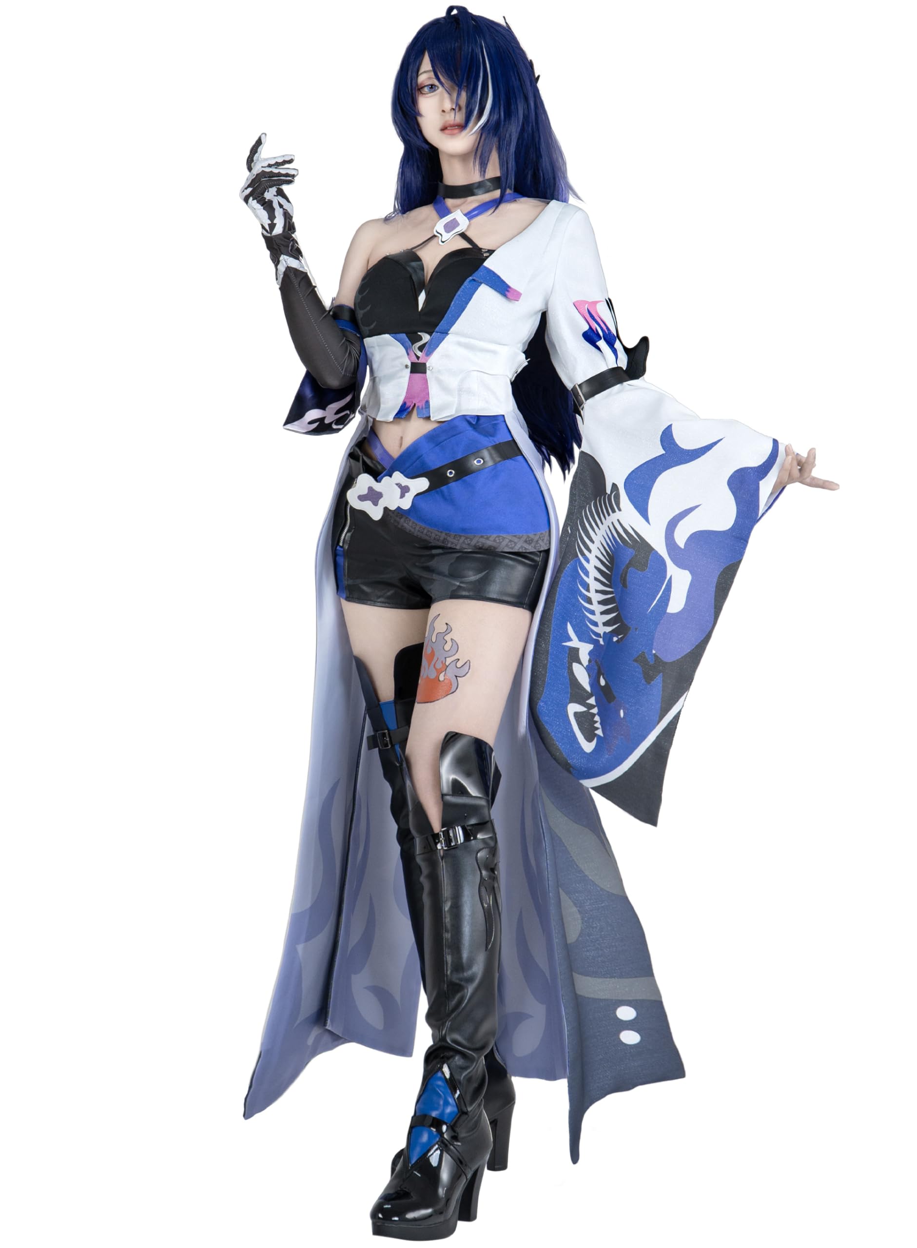 OSIAS Honkai Star Rail Acheron Cosplay Costume(XL)