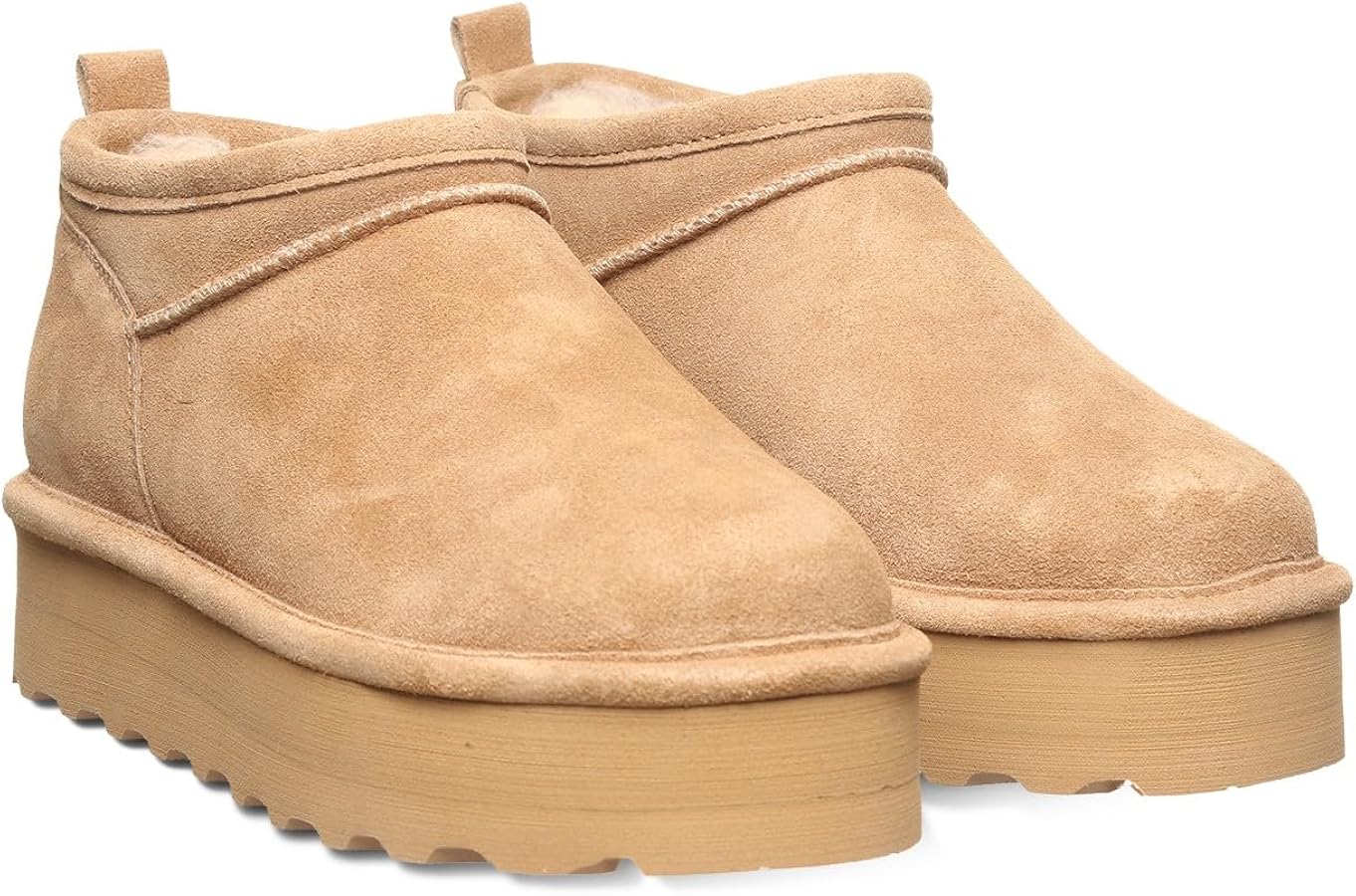 オーちゃんず　BEARPAWの靴 Amazon | 【Bearpaw（ベアパウ）】ムートンブーツ 厚底 Retro Super