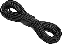 Vista 128 de PATIKIL Cuerda elástica elástica de 109 yardas (328.1 ft), cuerda elástica pesada de 0.059 in, albaricoque para manualidades, correas de gancho