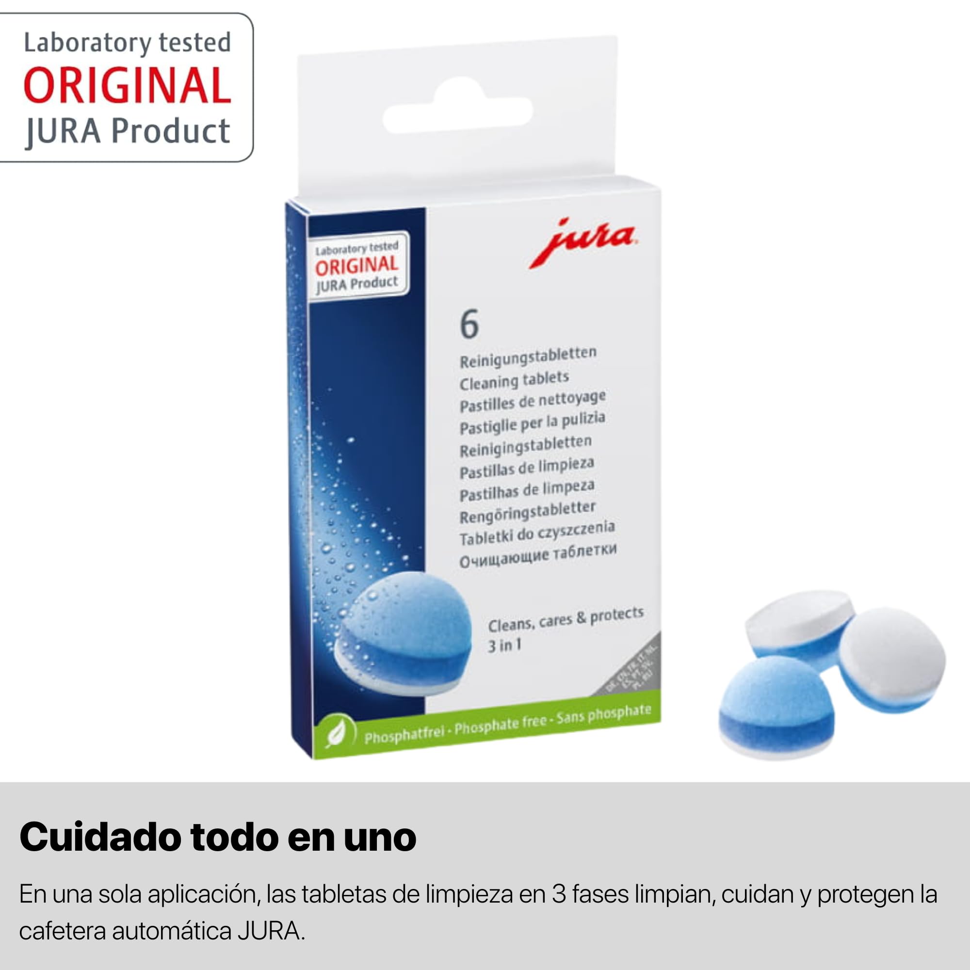 4 pastiglie detergenti Jura 62715 da 6 pezzi