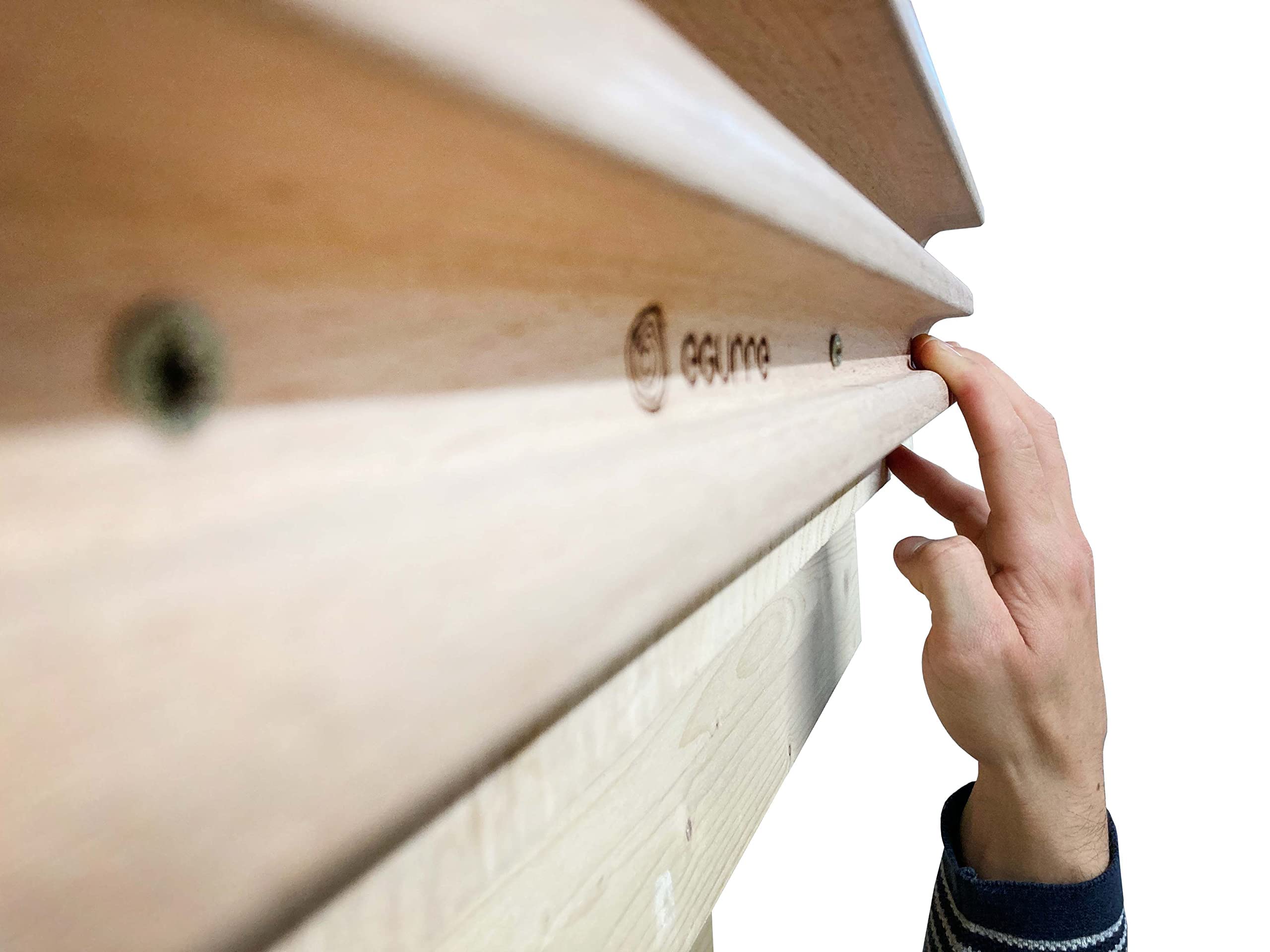 Behatz- hangboard Tabla de Madera Entrenamiento Fuerza Dedos y suspensiones