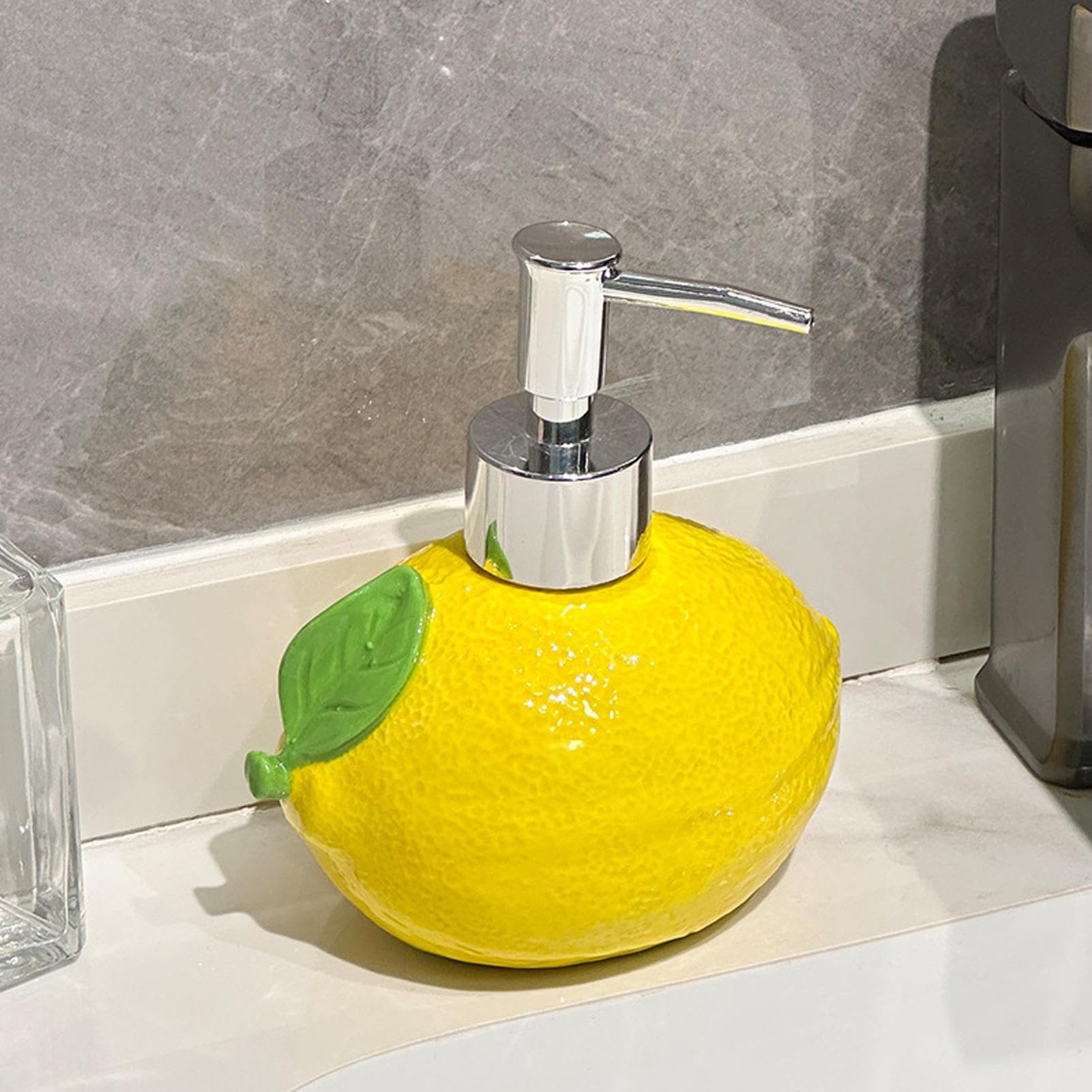 Bouteilles De Savon Liquide avec Pompe - Conteneur De Liquide en Céramique Anti-Fuites,Conteneur De Savon pour Les Mains - pour Amis Femmes Voyage Camping Salle De Bain Cuisine Intérieur