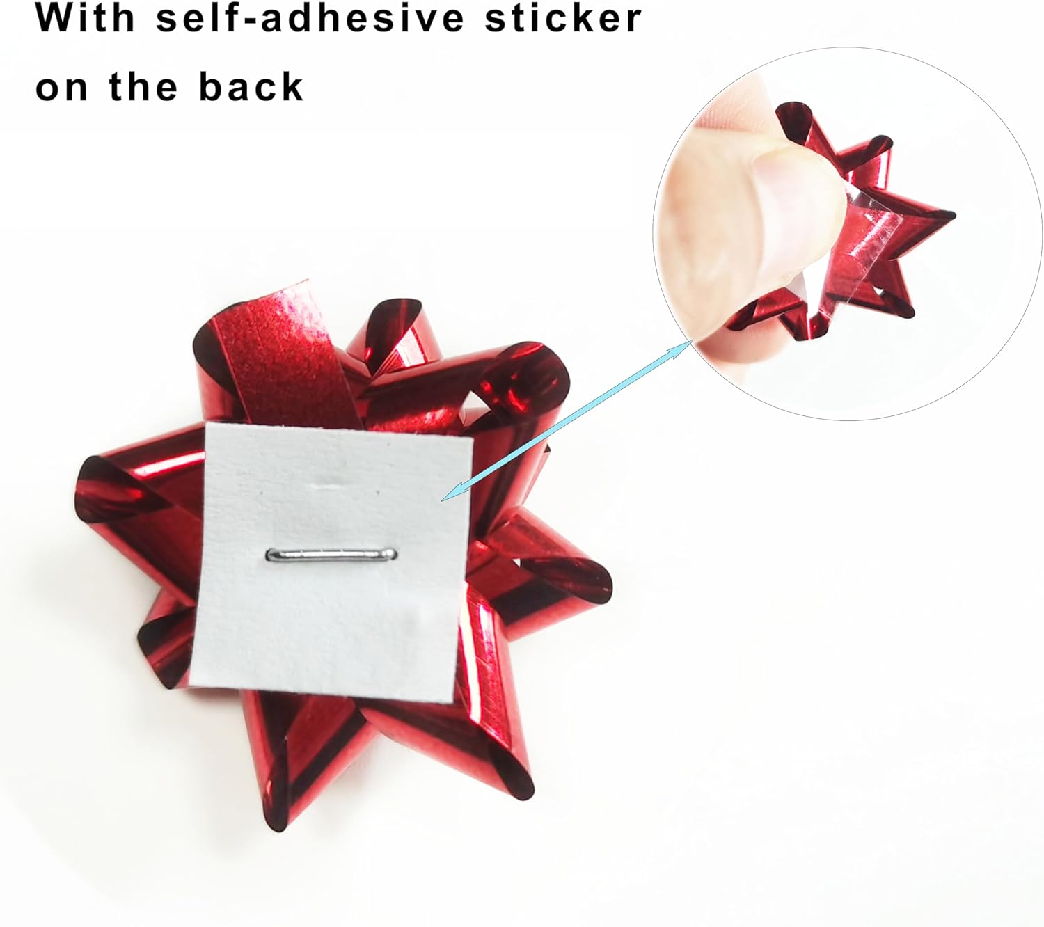 Xingshen-GTG 100pcs 1” Mini Gift Bow for Presents Multicolor Small Star Bow for Gift Box, Christmas, Parties, Birthdays, Wedding, Holidays etc - Image 6