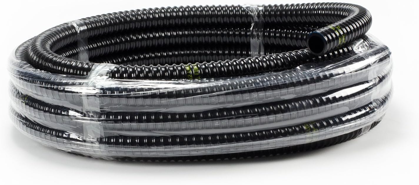 Aquascape 94000 Kink-Free Pipe, 1-1/4" x 25', Black