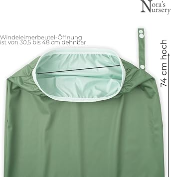 Nora's Nursery Cloth Diapers + Nora's Nursery Pail Liner for Cloth Diapers