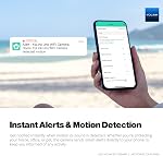 YoLink Uno Wireless Home Security Camera Indoor, 2.4GHz WiFi Camera for Baby and Pet Monitor, 1080p Dog Camera with Phone App, Night Vision B/W, 2-Way Audio, SD Card Storage, 360°