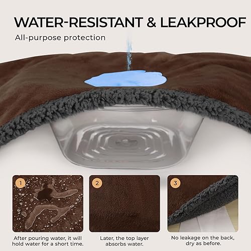 Miniatura 2 de Luciphia Manta impermeable para perros grandes, a prueba de líquidos, protector de muebles lavable y reversible para mascotas, para sofá, manta de