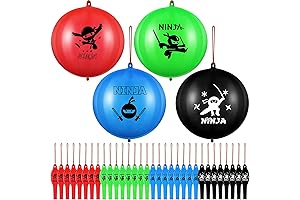 32 Pcs Ninja Party Supplies Ninja Birthday Party Decoration Ninja Punch Balloons