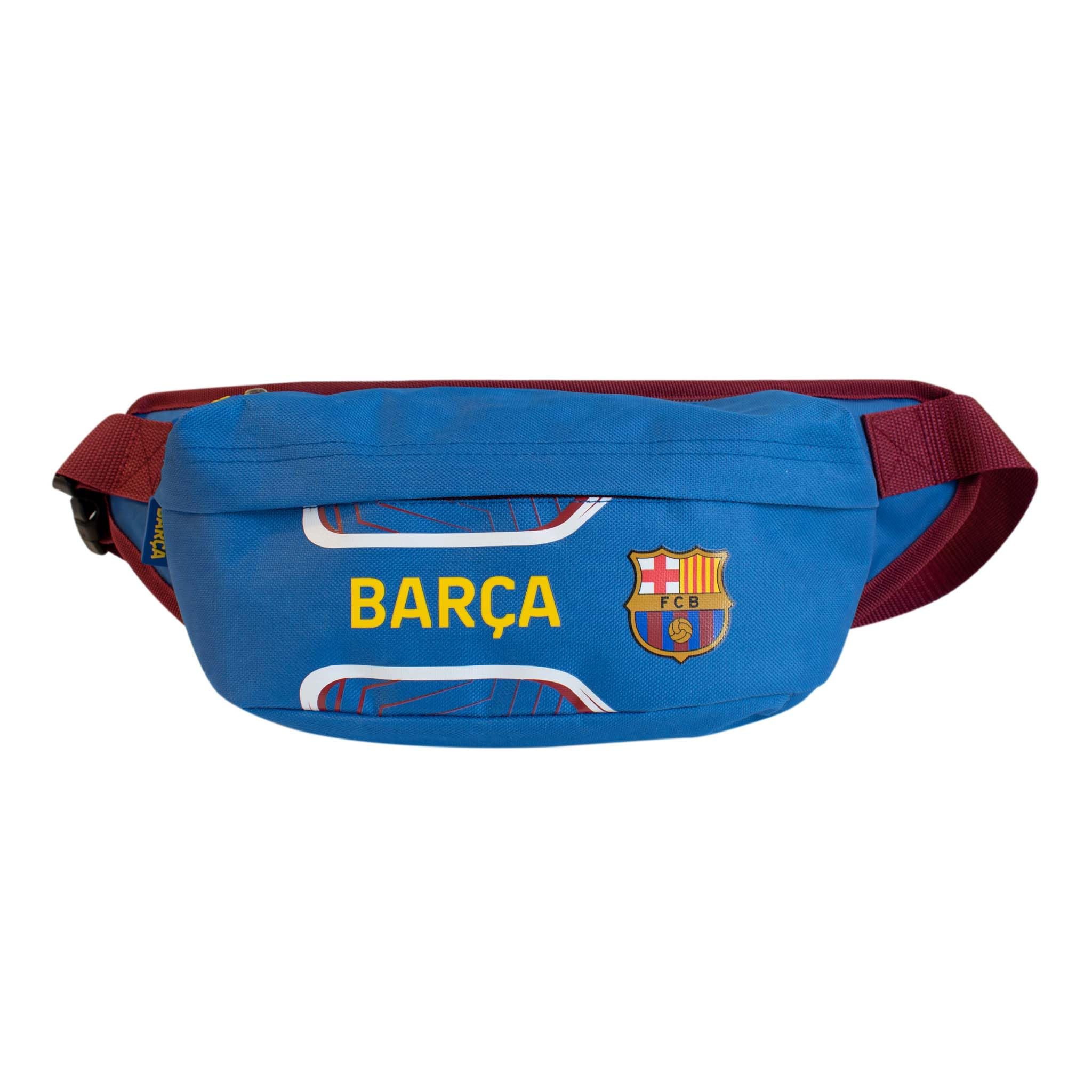 Hy-Pro Officially Licensed FC Barcelona Cross Body Bum Bag, Blue