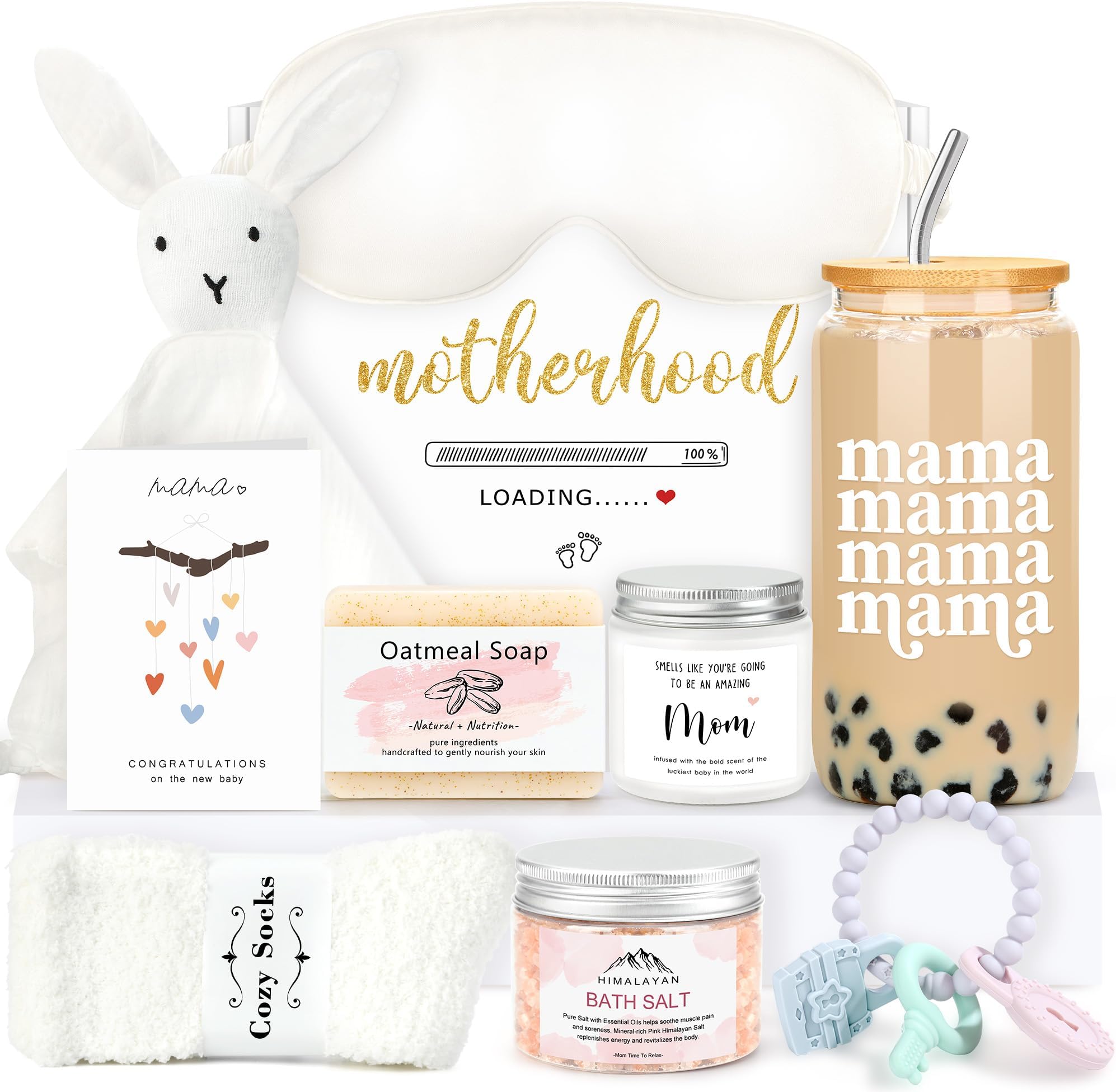New Mom Care Package After Baby New Mom Gift Basket New Mom Gifts for Women After Birth Postpartum Gifts for Mom Baby Shower Gifts for Mom Cool Gifts for New Mom First Time Mom Gifts New Mom Gift Set