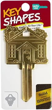Lucky Line Brass House Key SC1 (B405S)